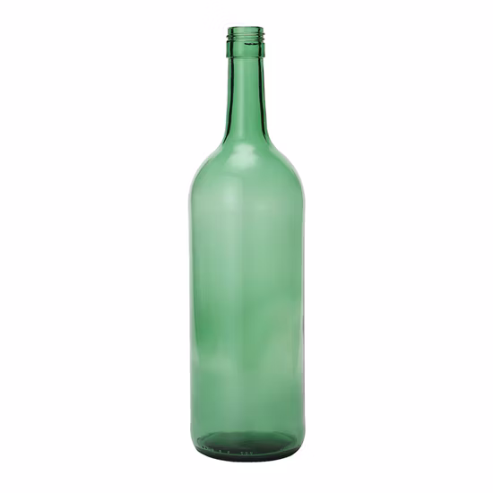Leere 750 ml Bordeaux-Burgunder-klare bernsteinfarbene Glas-Weinflasche, Großhandels-Champagner-Traube-Rotwein-Flasche