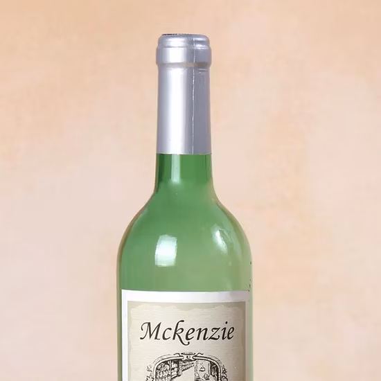 750 ml Klarglas-Weinflasche im Bordeaux-Stil. 750 ml Bordeaux