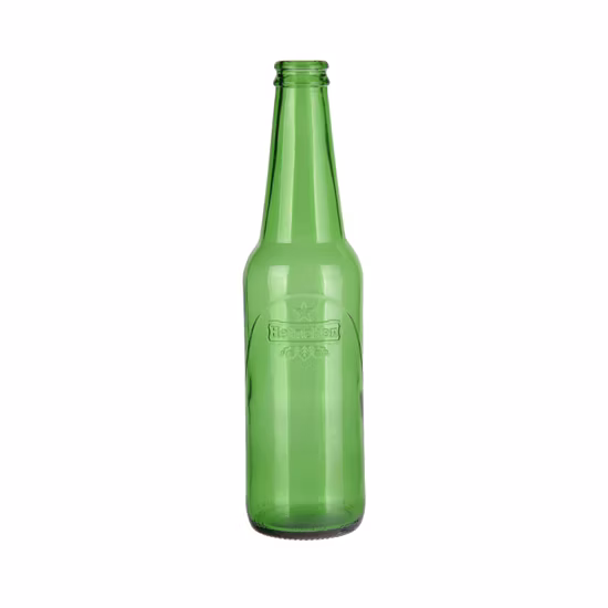 Fabrikpreis benutzerdefinierte 330 ml 500 ml 640 ml 750 ml grüne Bierglasflasche