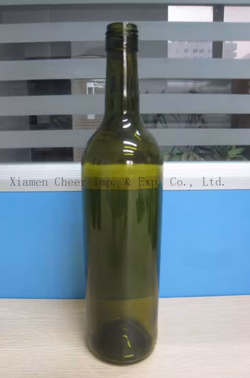 750 ml Bordeaux-Flasche, Weinflasche, Schraubverschluss