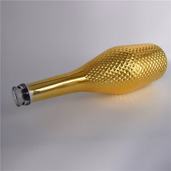 Vom Hersteller angepasste 750-ml-Champagnerflasche, galvanisierte Champagnerglasflasche